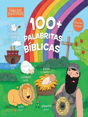 cover image of 100+ palabritas bíblicas (edición bilingüe)